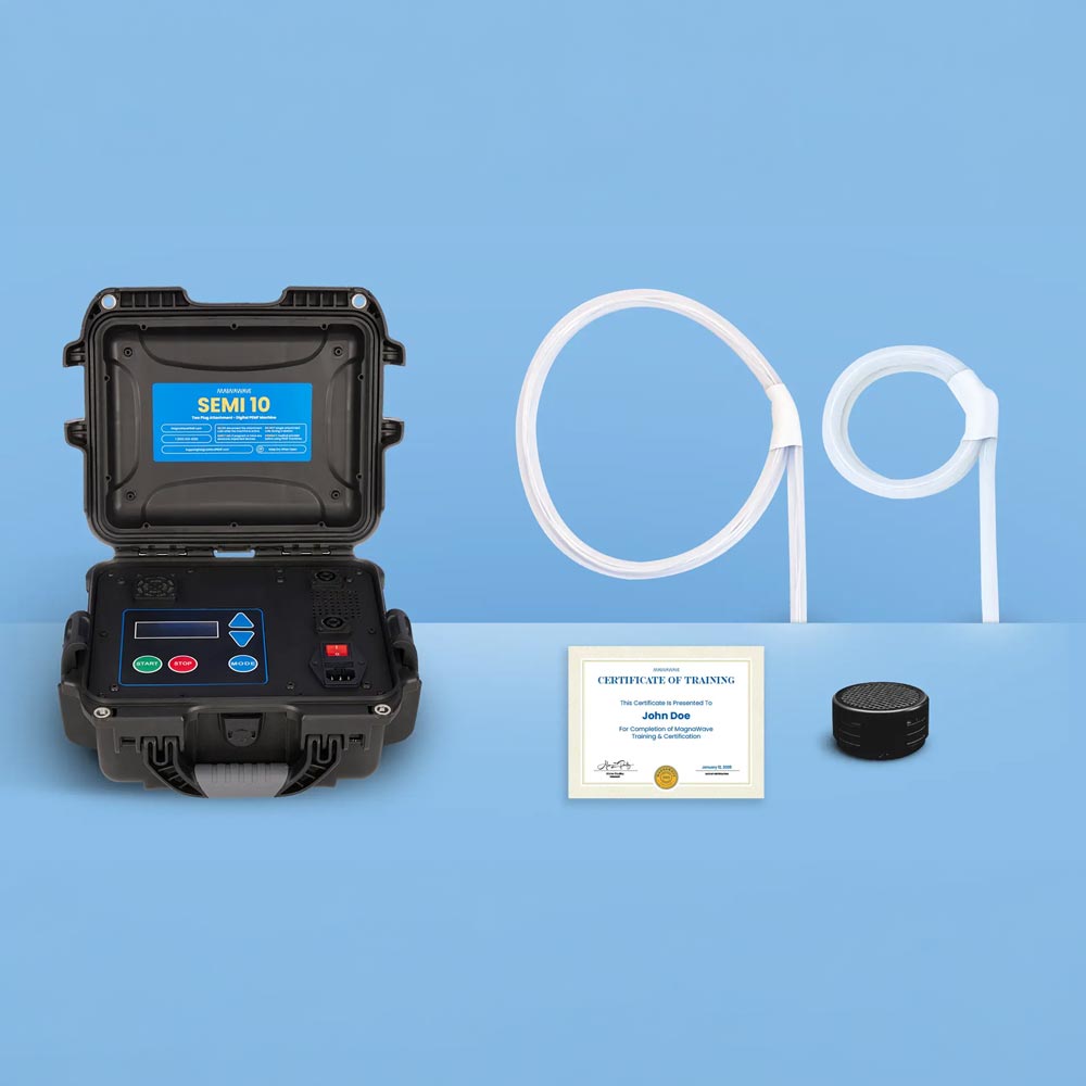 Semi 10 PEMF device from Magnawave what included as standard